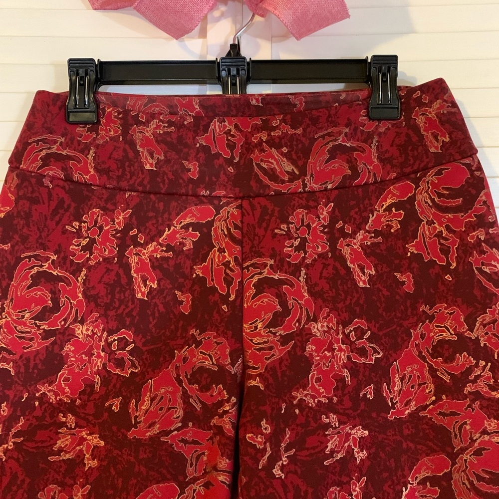 Soft surroundings red and gold pants